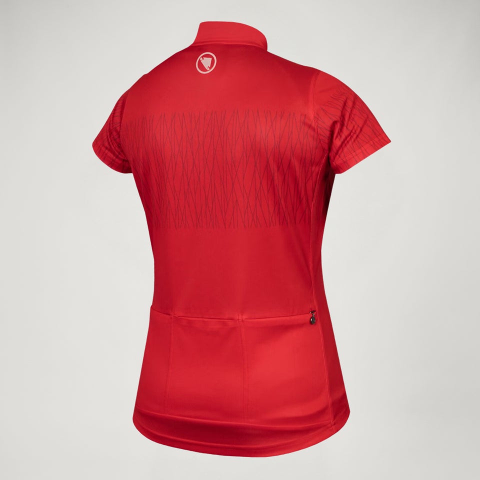 Hummvee Ray Trikot (kurzarm) für Damen - Granatapfel