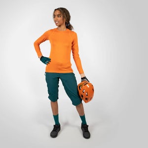 Hummvee 3/4 Short mit Innenhose für Damen - Sattes Teal