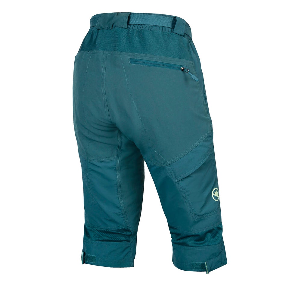 Women's Hummvee 3/4 Shorts (With Liner) - Deep Teal