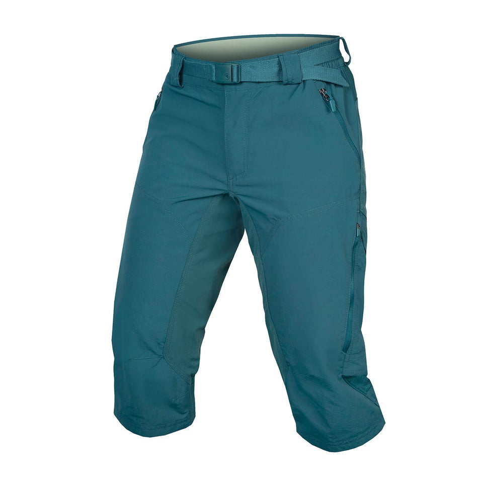 Women's Hummvee 3/4 Shorts (With Liner) - Deep Teal