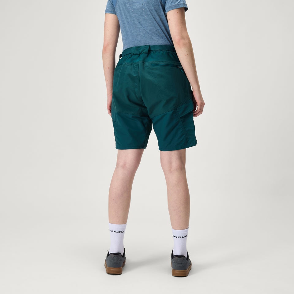Hummvee Short mit Innenhose für Damen - Sattes Teal