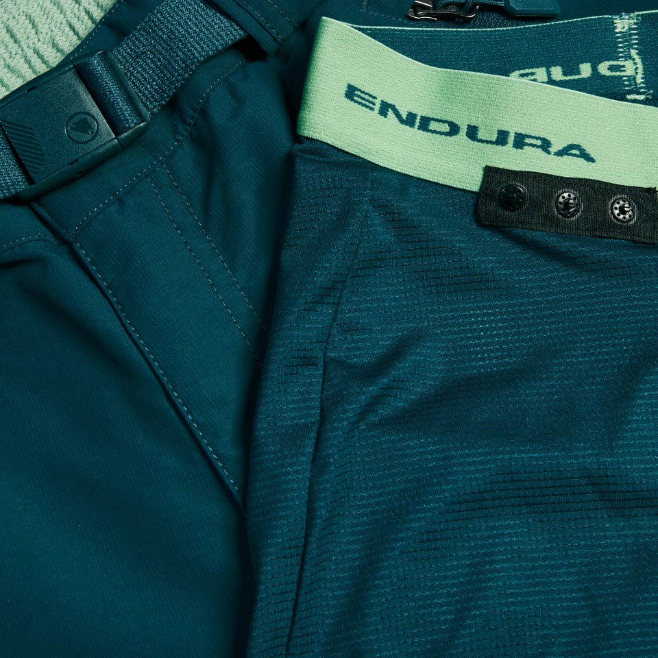 Hummvee Short mit Innenhose für Damen - Sattes Teal