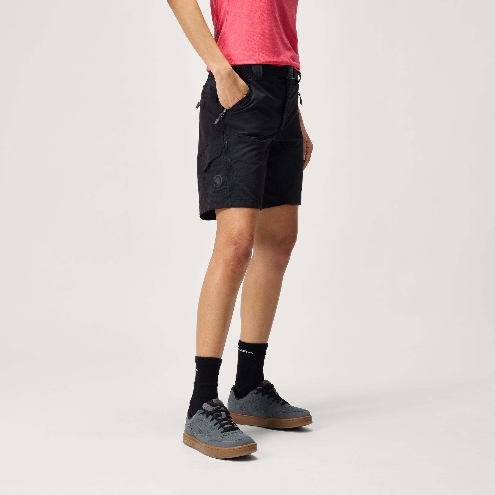 Women's Hummvee Shorts (With Liner) - Black | Endura US