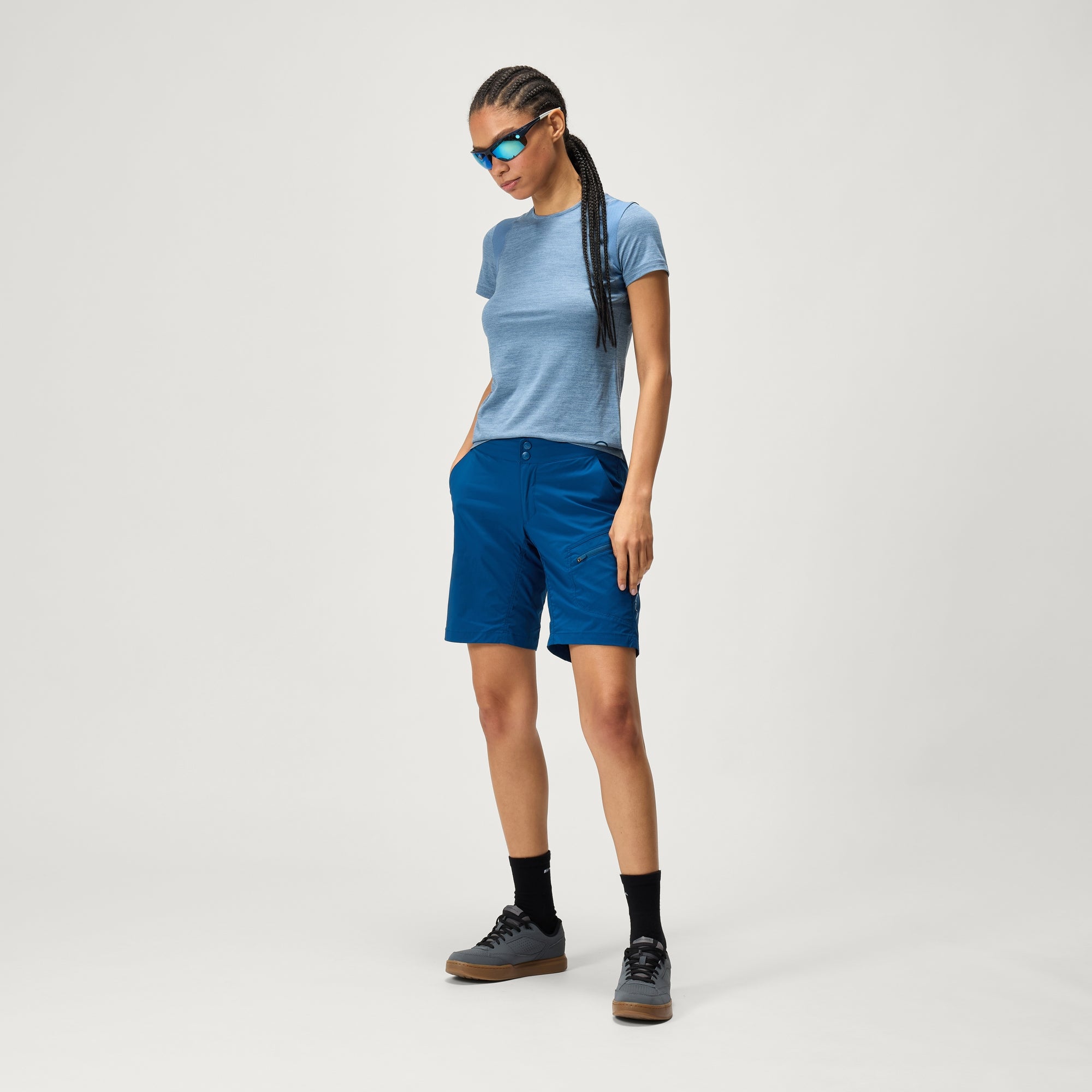 Women's Hummvee Lite Shorts (With Liner) - Blueberry | Endura UK