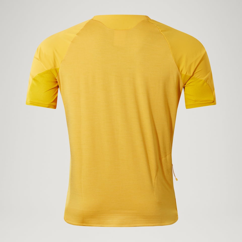 Men's GV500 Foyle Tech Tee - Mustard Yellow