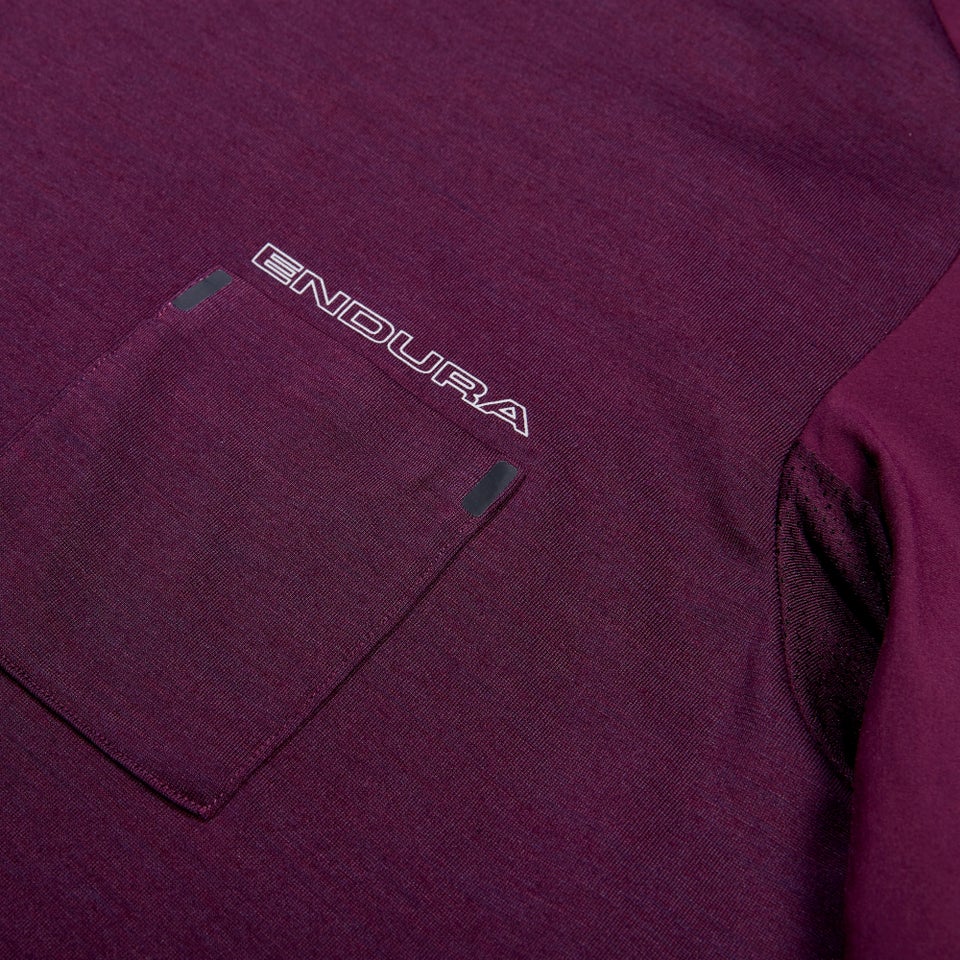 Men's GV500 Foyle Tech Tee - Aubergine