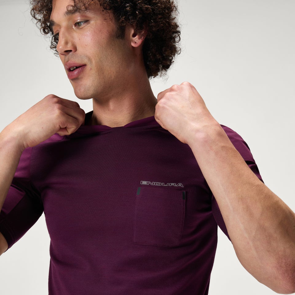 Men's GV500 Foyle Tech Tee - Aubergine