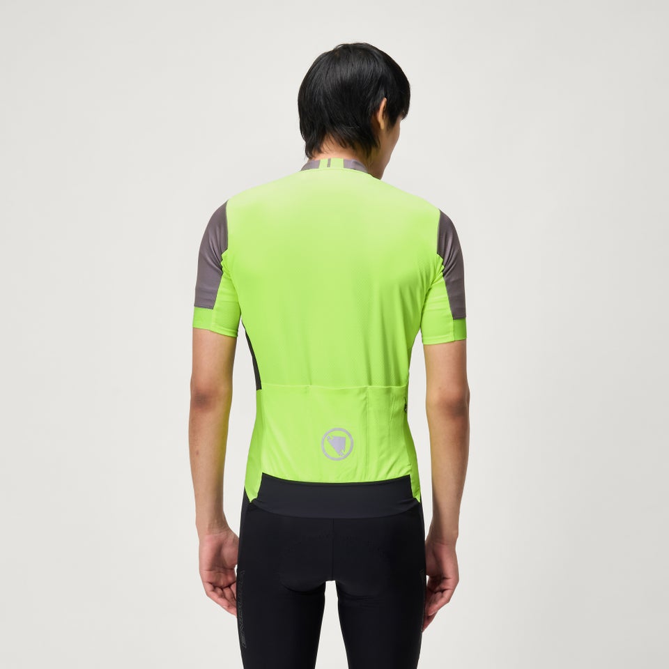 Men's FS260 Print S/S Jersey - Bright Yellow