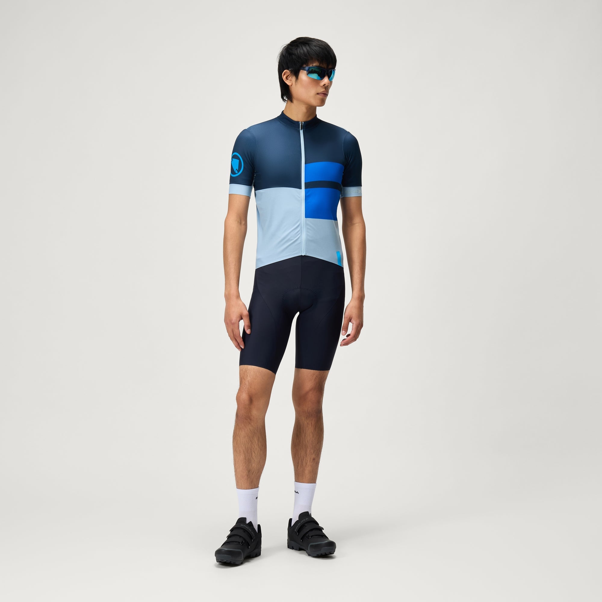 Men's FS260 Print S/S Jersey - Ink Blue | Endura US