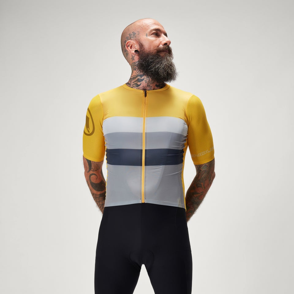 Men's Pro SL Race S/S Jersey - Mustard Yellow