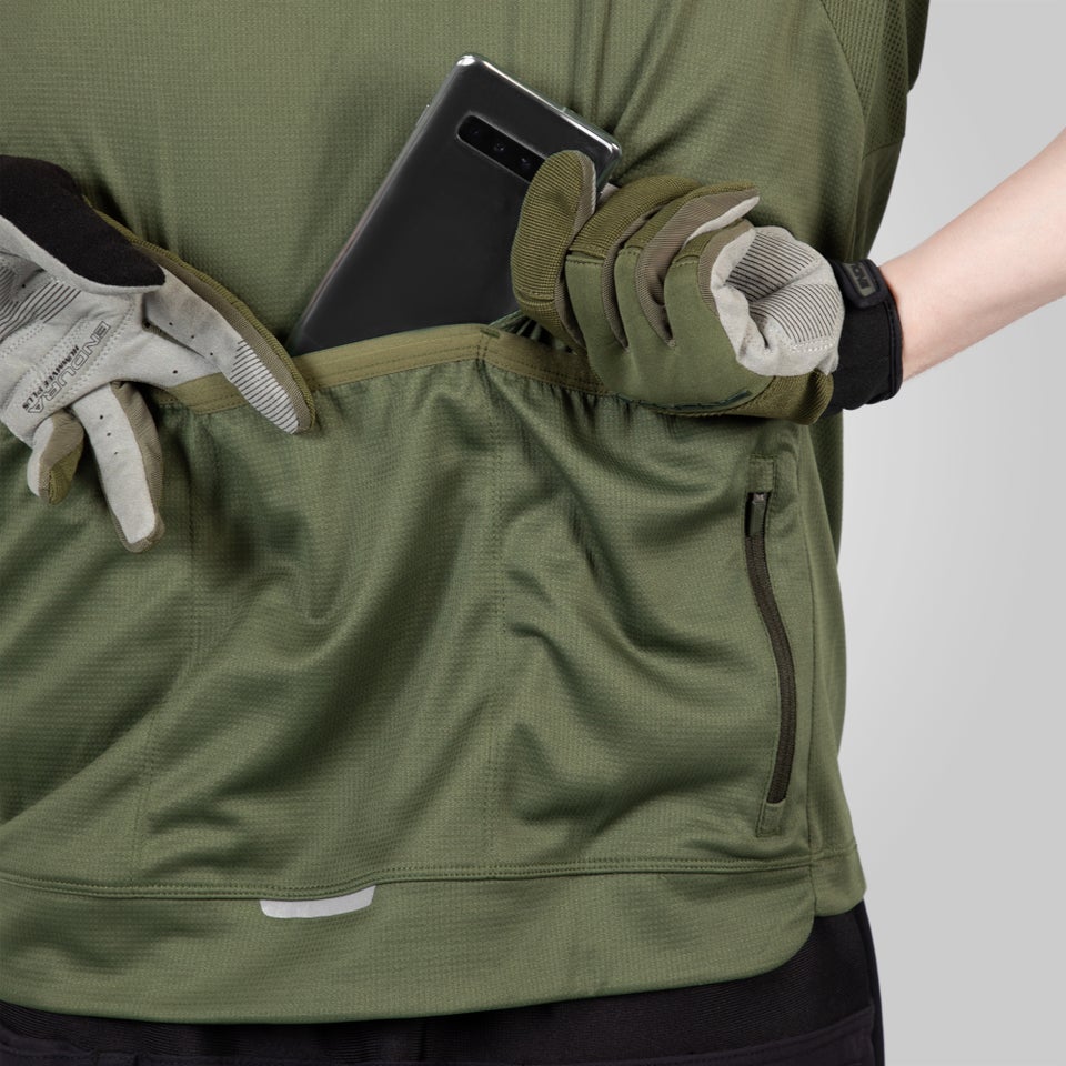 Hummvee Trikot II (kurzarm) für Herren - Olivgrün