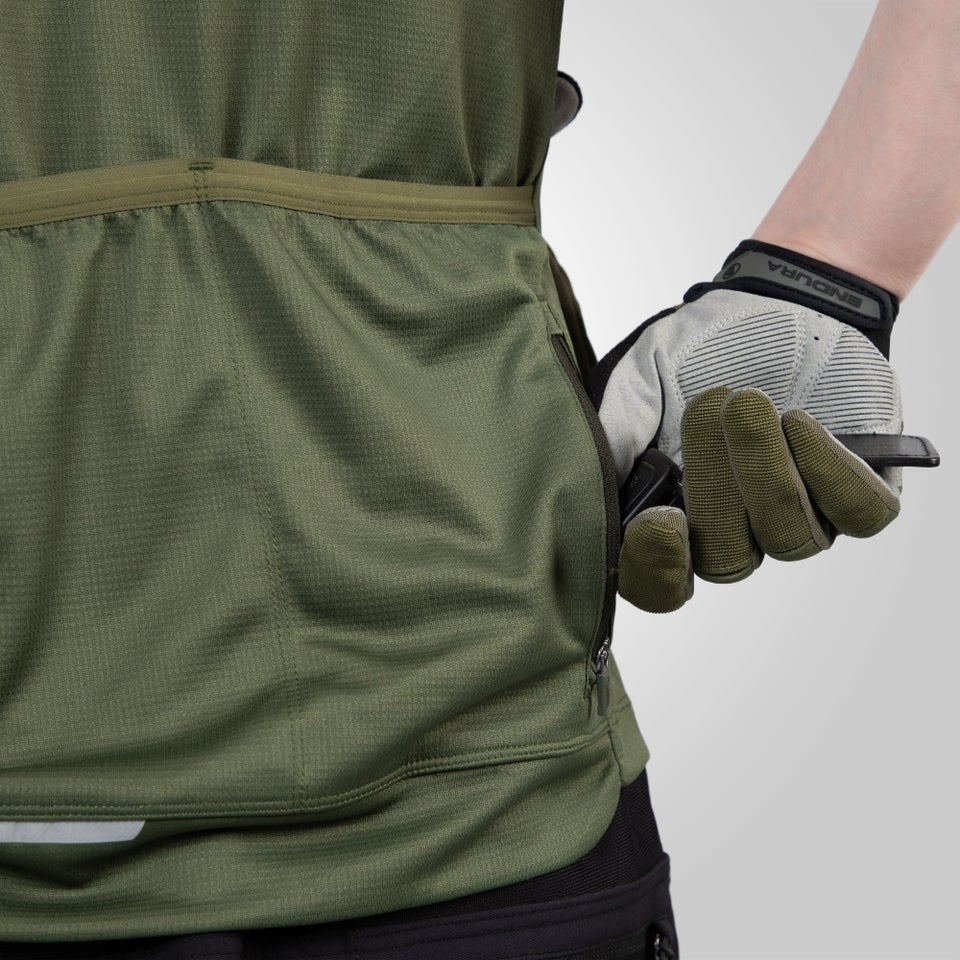 Hummvee Trikot II (kurzarm) für Herren - Olivgrün