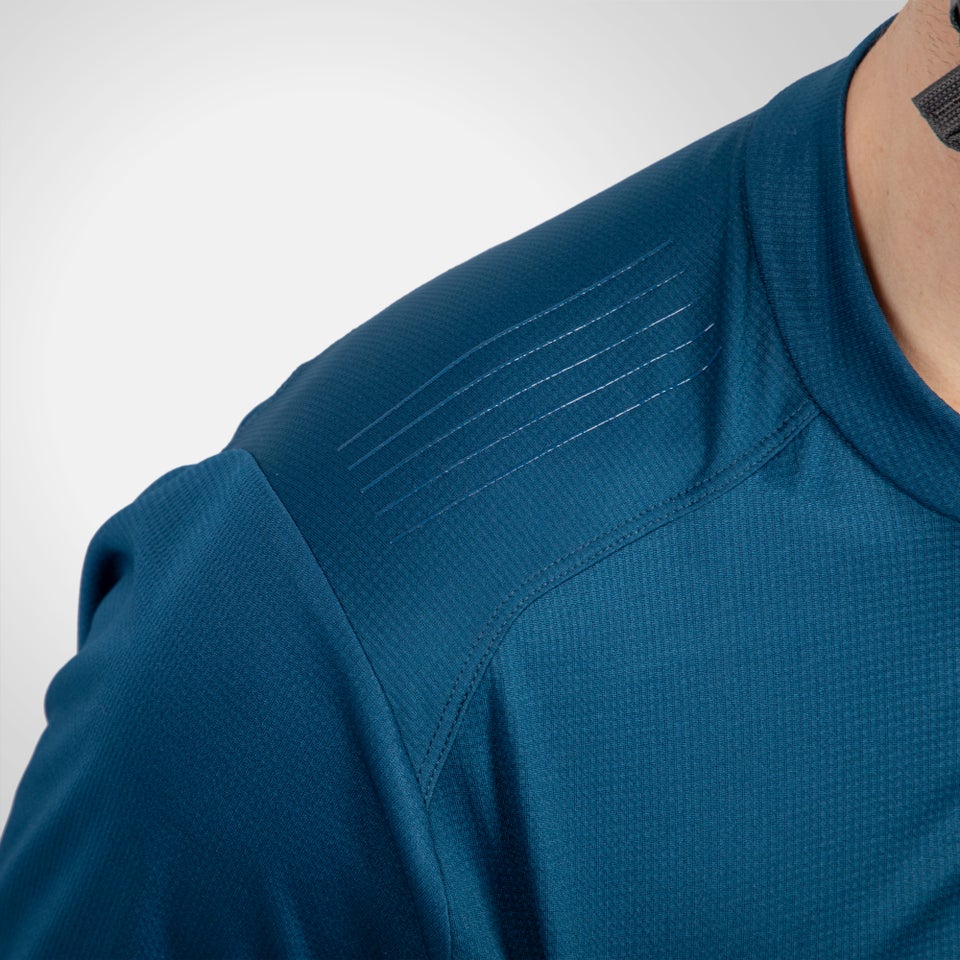 Hummvee Trikot II (kurzarm) für Herren - Blaubeere