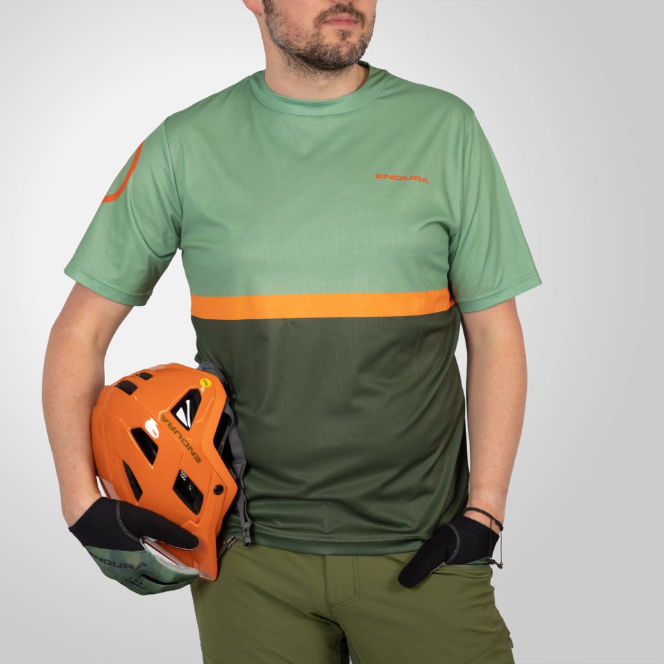 Men's SingleTrack Core Tee II - Tangerine