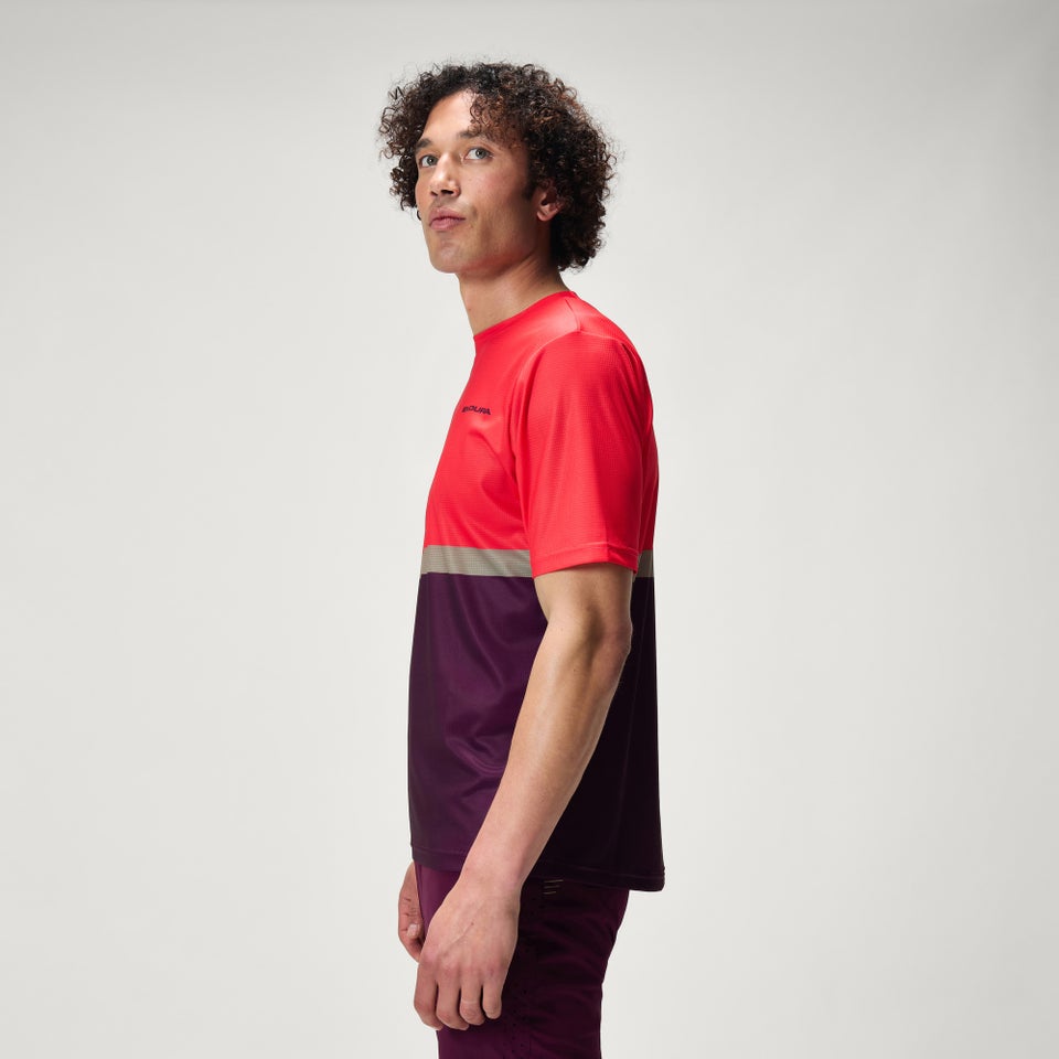 SingleTrack Core T-Shirt II für Herren - Aubergine