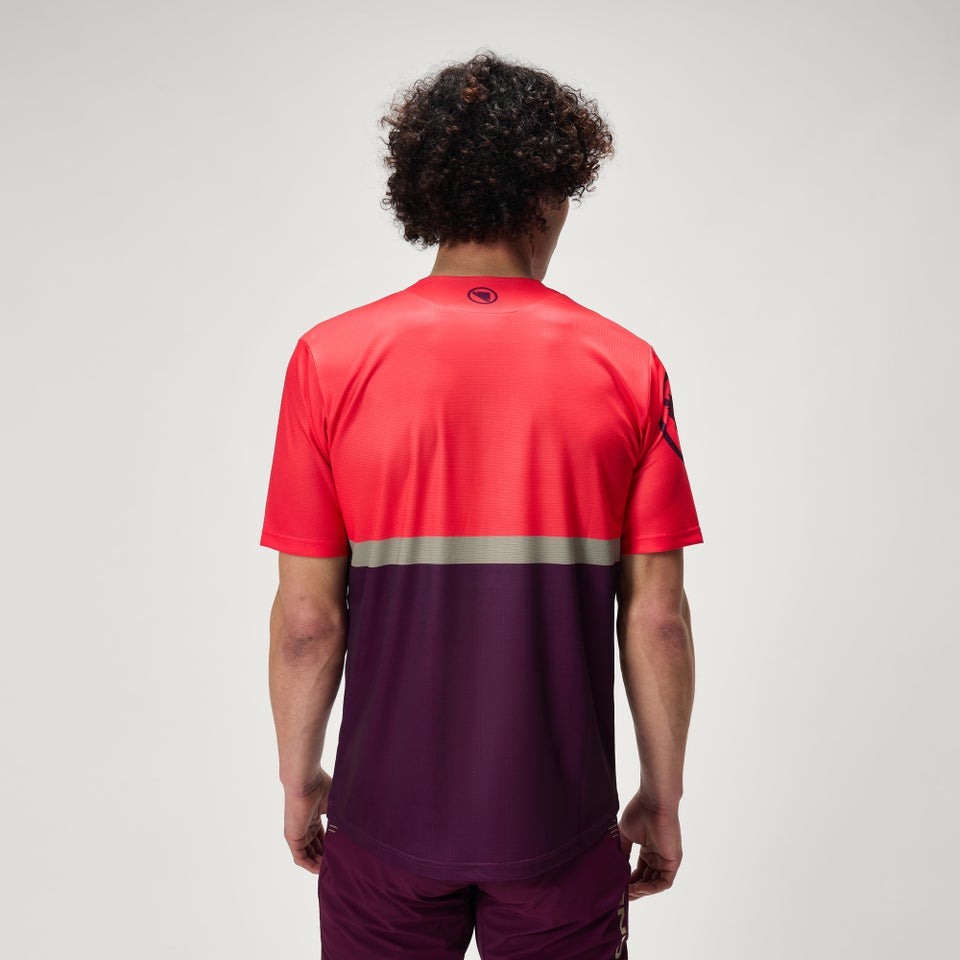 SingleTrack Core T-Shirt II für Herren - Aubergine