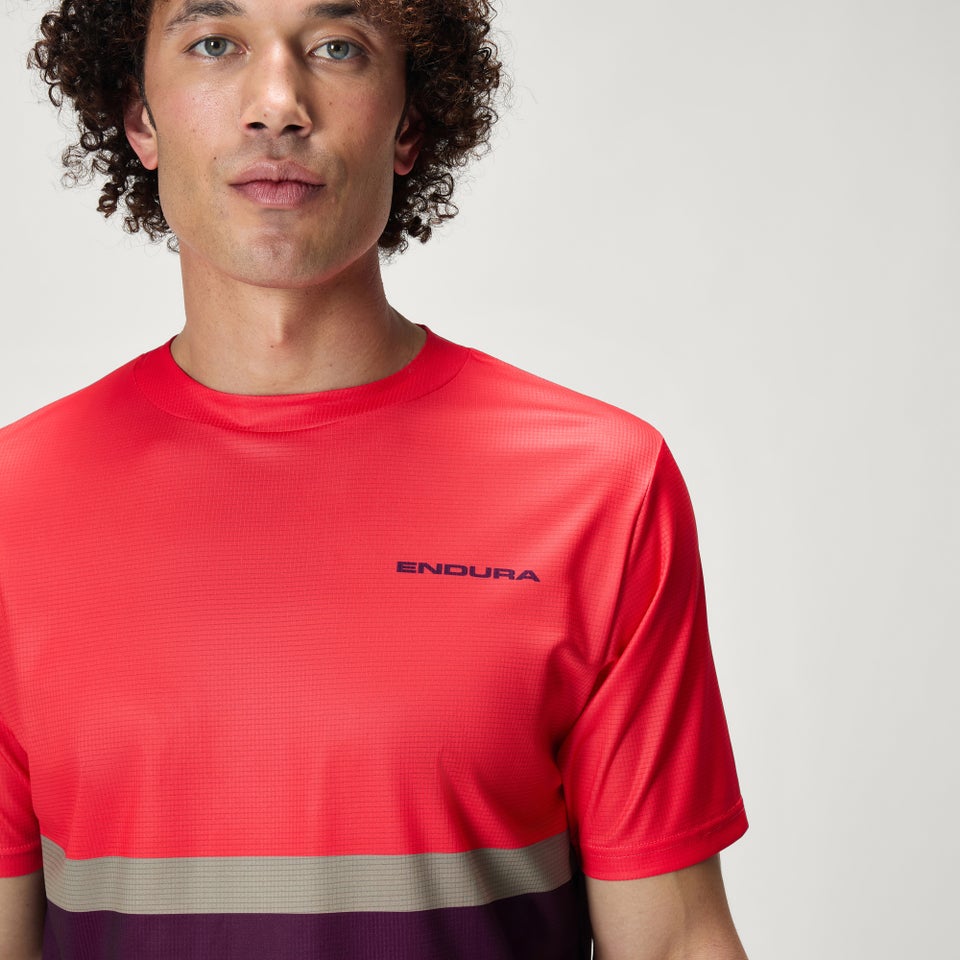 SingleTrack Core T-Shirt II für Herren - Aubergine