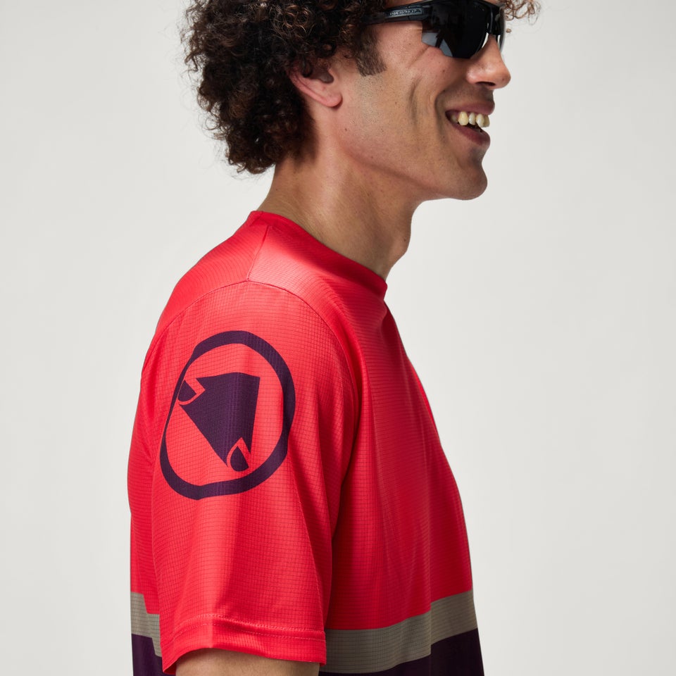 SingleTrack Core T-Shirt II für Herren - Aubergine