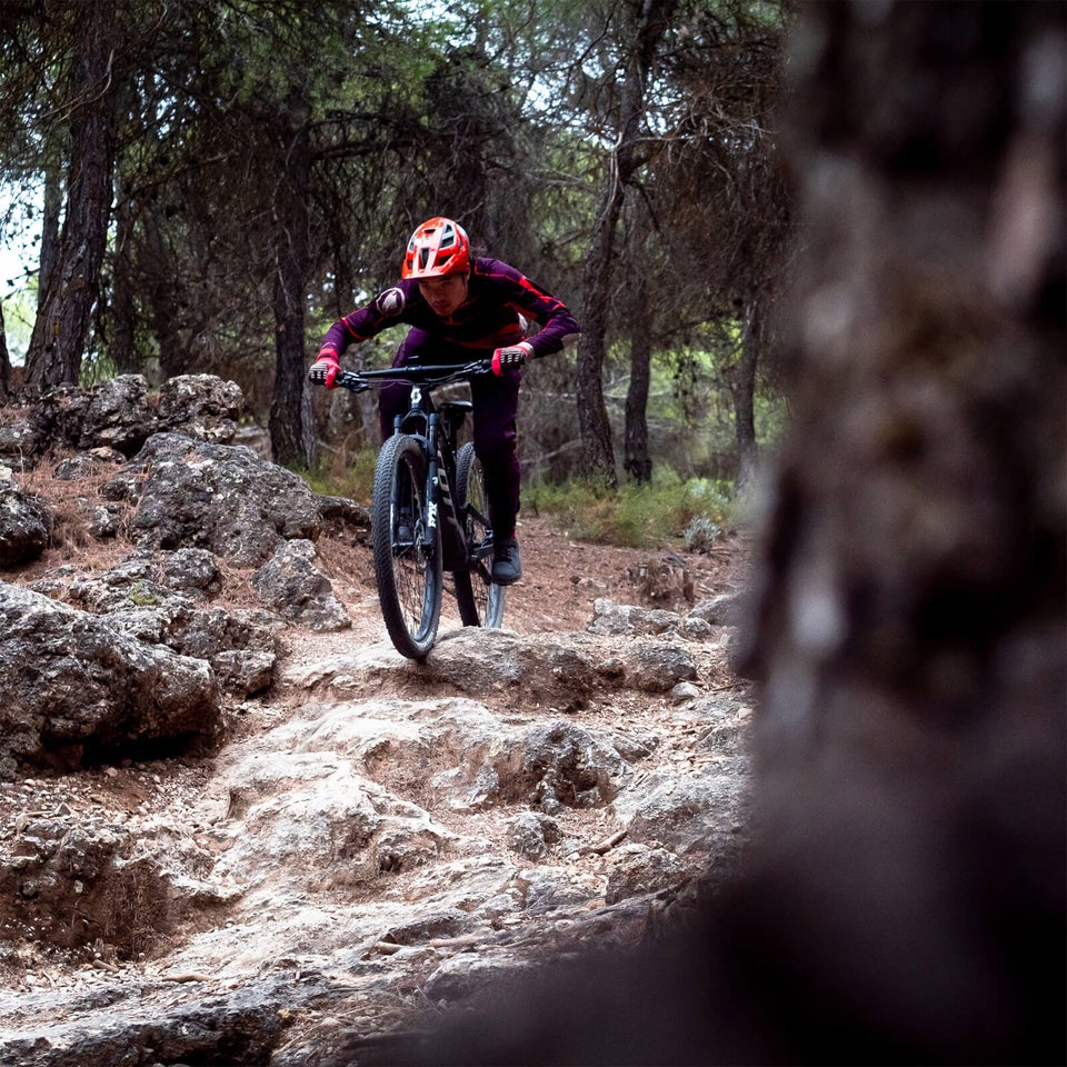 Men's MT500 L/S Print Tee LTD - Pomegranate