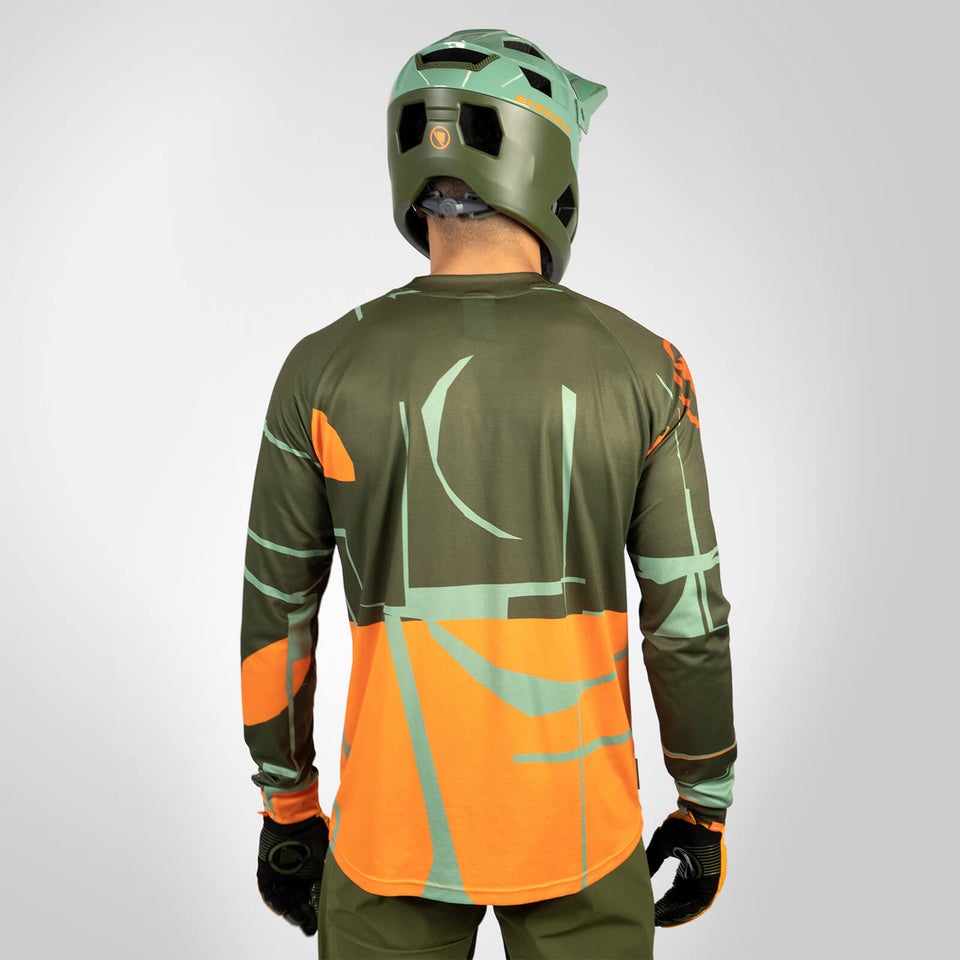 Men's MT500 L/S Print Tee LTD - Olive Green