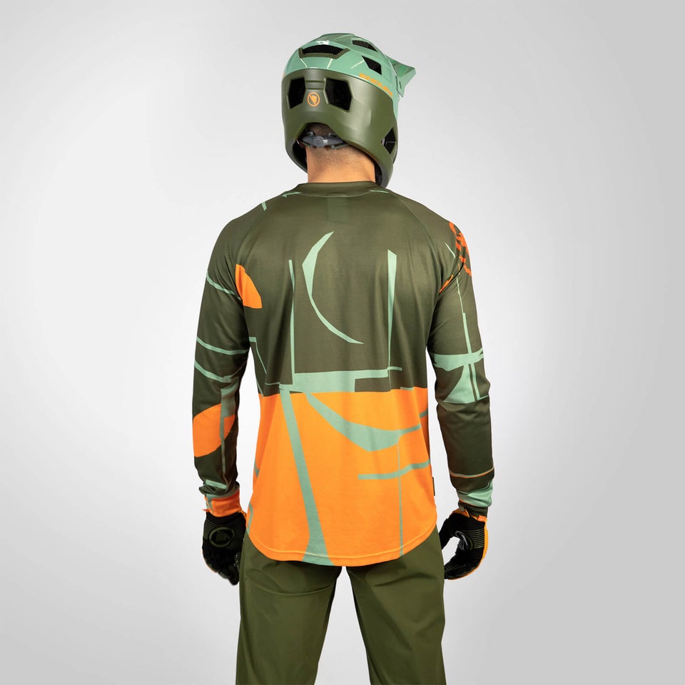 Men's MT500 L/S Print Tee LTD - Olive Green