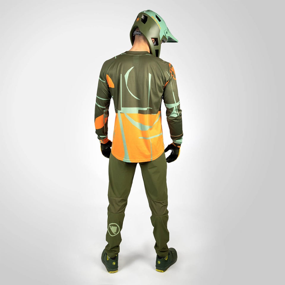 Men's MT500 L/S Print Tee LTD - Olive Green