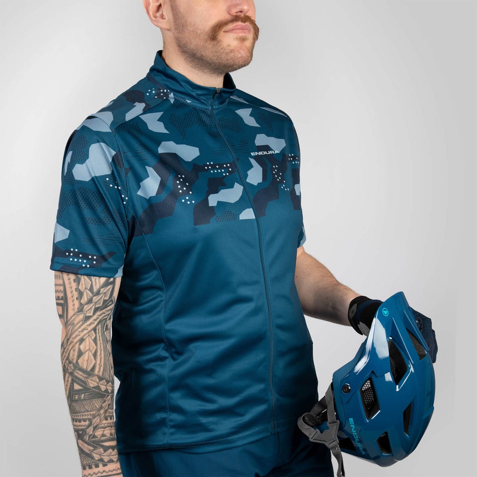 Men's Hummvee Ray S/S Jersey - Blueberry