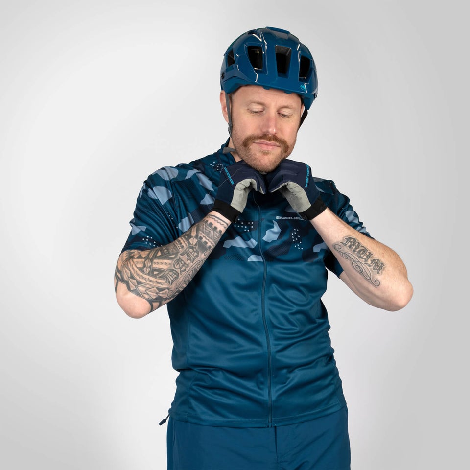 Men's Hummvee Ray S/S Jersey - Blueberry