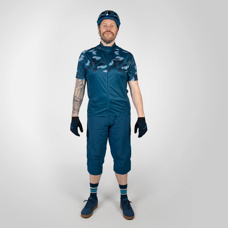 Men's Hummvee Ray S/S Jersey - Blueberry