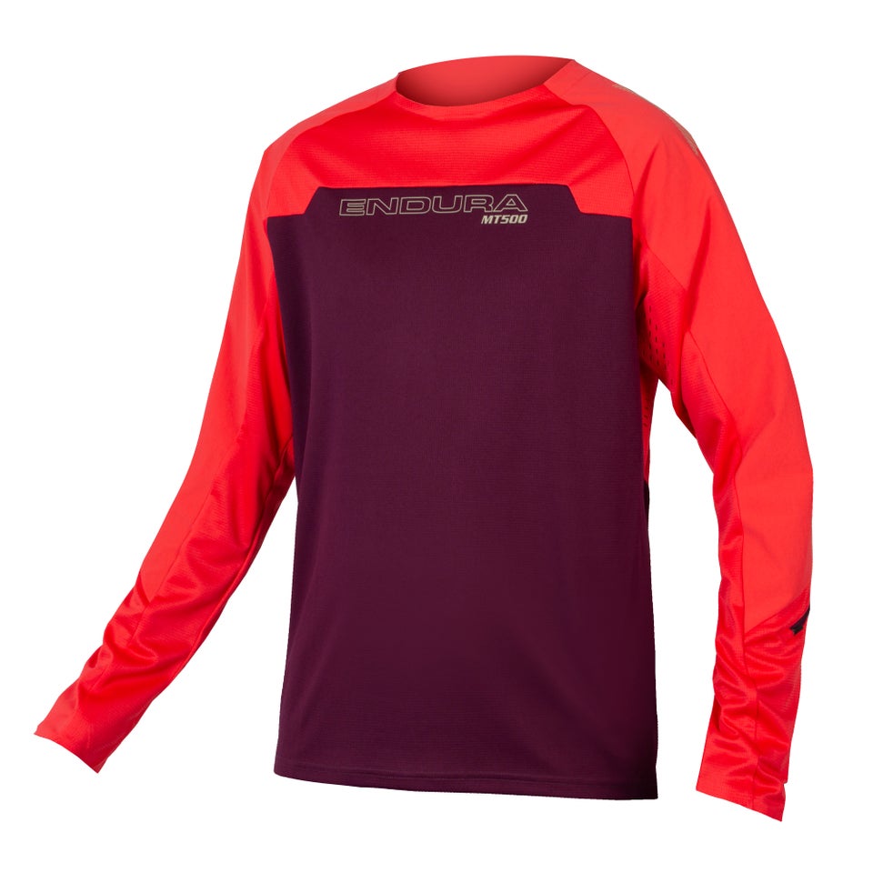 MT500 Burner Trikot (langarm) für Herren - Aubergine