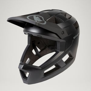 ENDURA SINGLETRACK FULLFACE HELMET BK - S-M