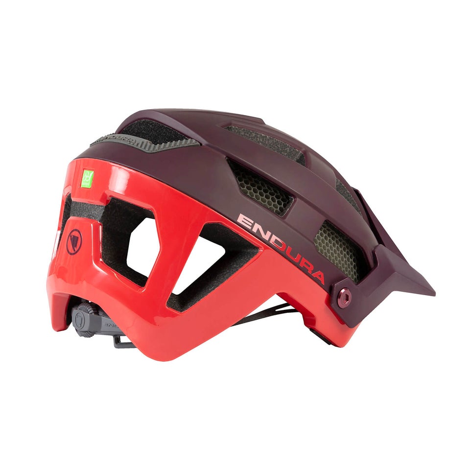 SingleTrack MIPS® Helm - Granatapfel