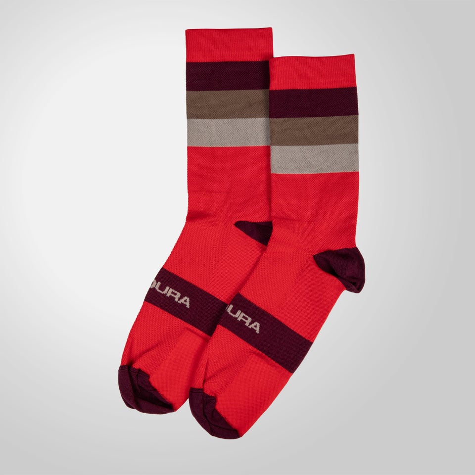 Unisex Bandwidth Socks - Pomegranate