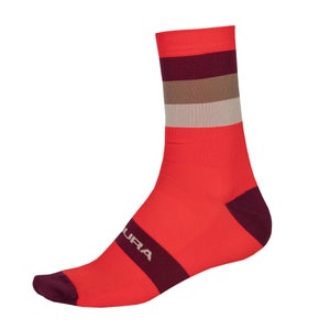 Unisex Bandwidth Socks - Pomegranate - S-M