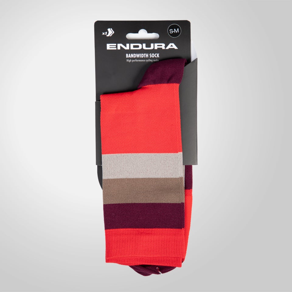 Unisex Bandwidth Socks - Pomegranate