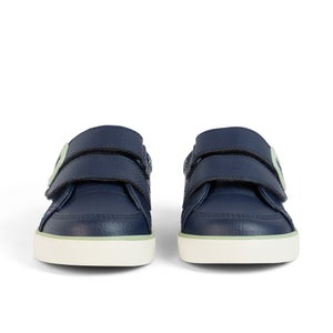Infant Boys Tovni Twin ZigZag Trainers Leather Navy