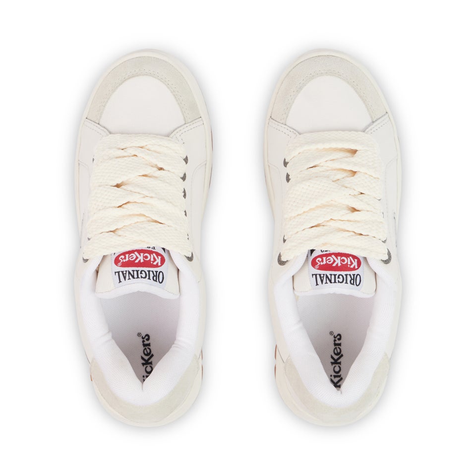 Adult Unisex 70 LO Trainers Leather White