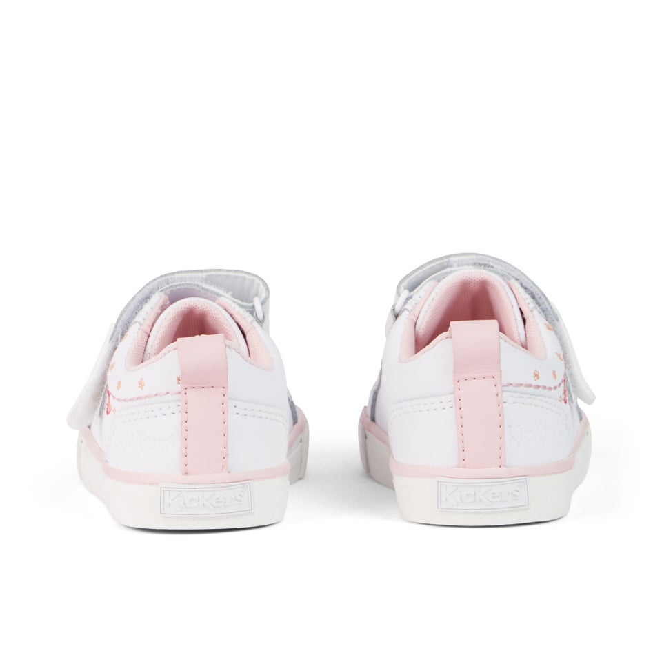 Infant Girls Tovni Twin Happy Trainers Leather White