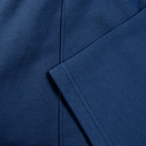 Mens Captains Pin-Tuck 9 Inch Short Blue