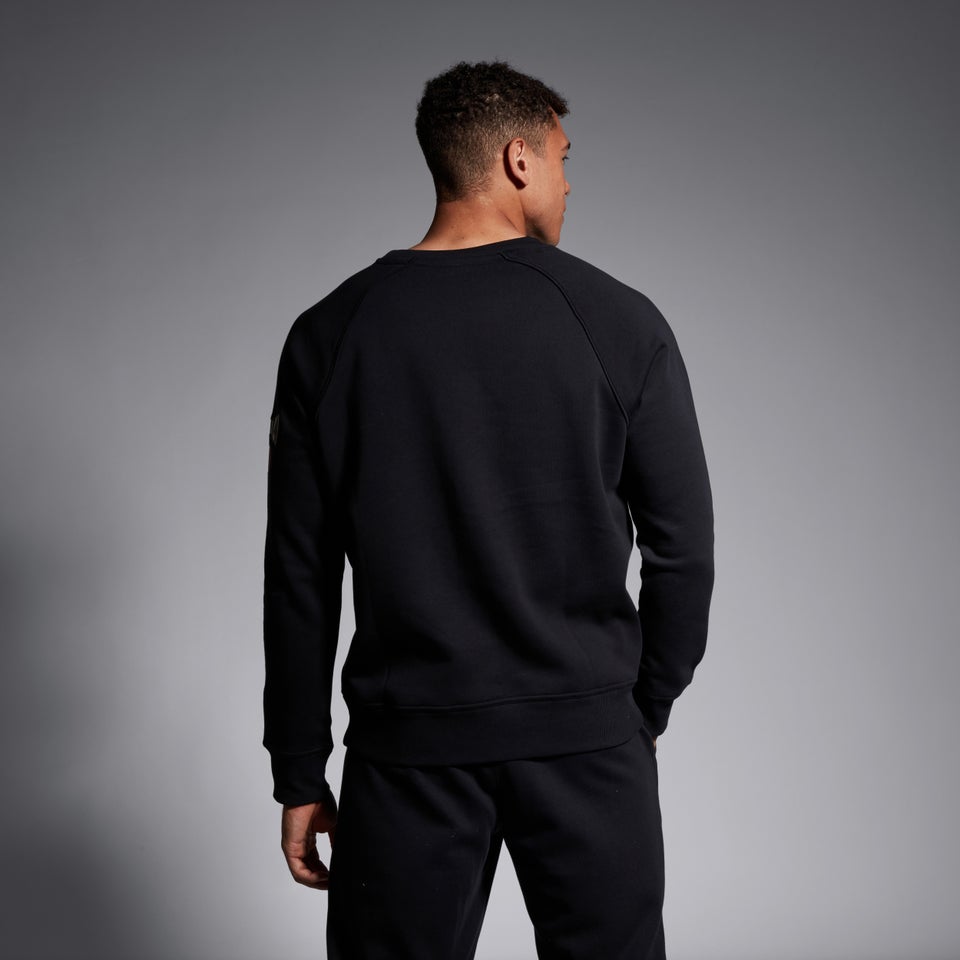 Mens Captains Crew Black