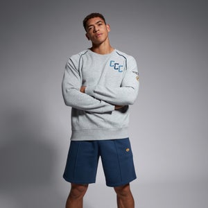 MENS CAPTAINS CREW GREY - 2XL