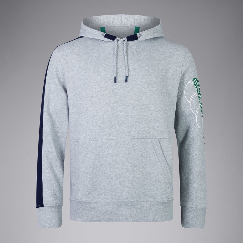 Mens The Clash Overhead Hoodie Grey