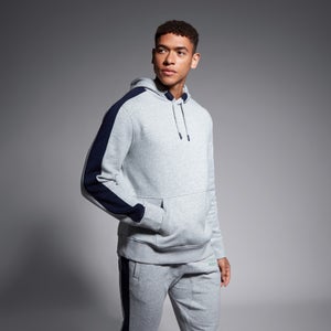 Mens The Clash Overhead Hoodie Grey