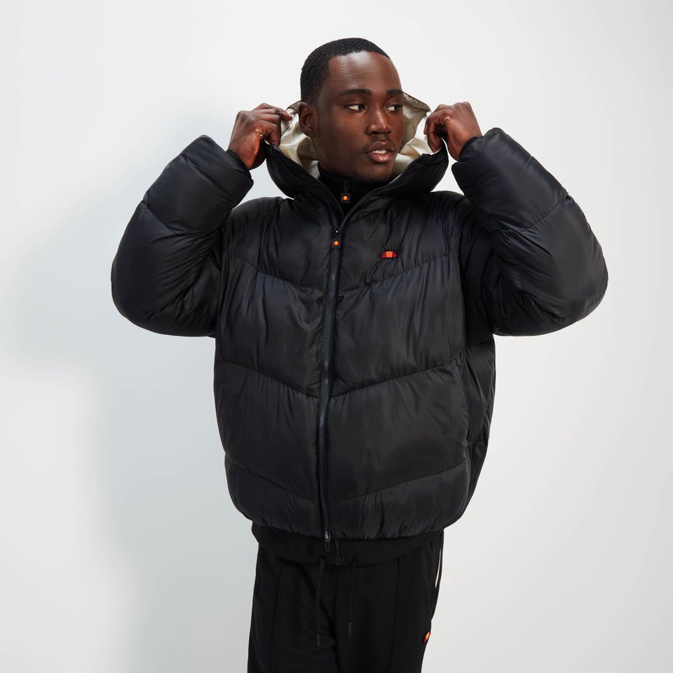 Gefütterte Feira Jacke, Schwarz