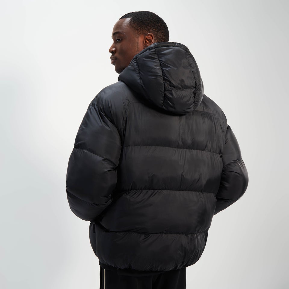 Gefütterte Feira Jacke, Schwarz