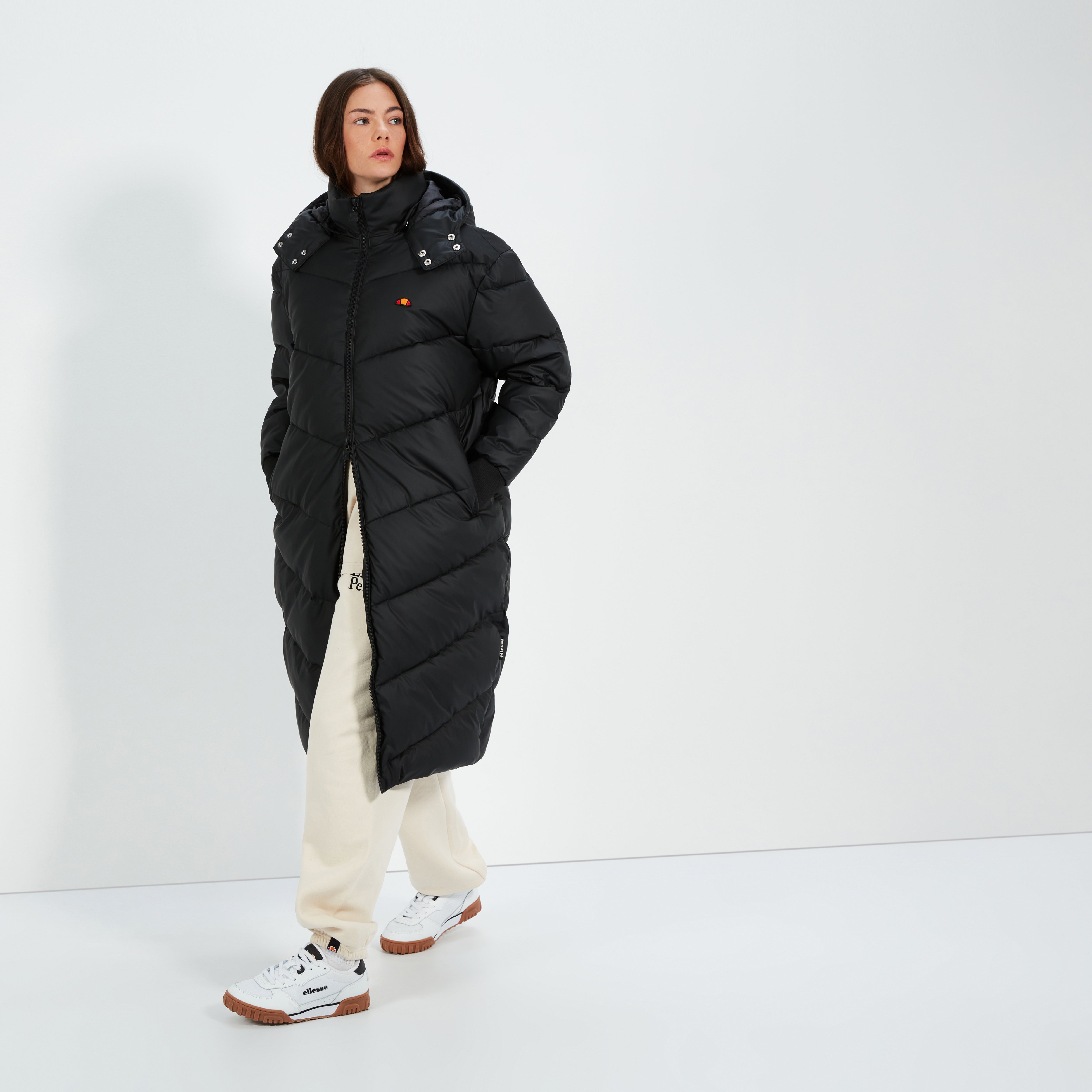 Women's Cortese Padded Jacket Black | ellesse UK