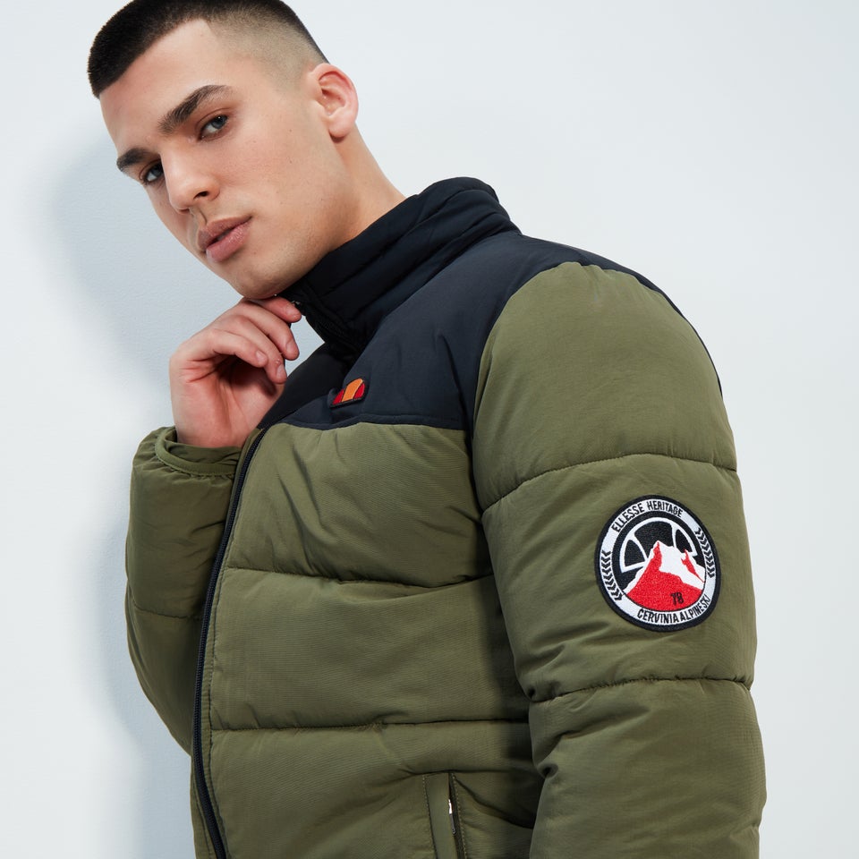 Men's Nebula Padded Jacket Khaki/Black