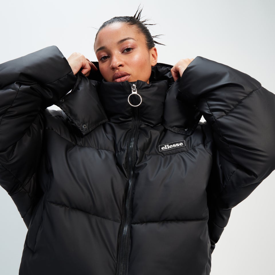 Gefütterte Jacke Casagrande für Damen, Schwarz