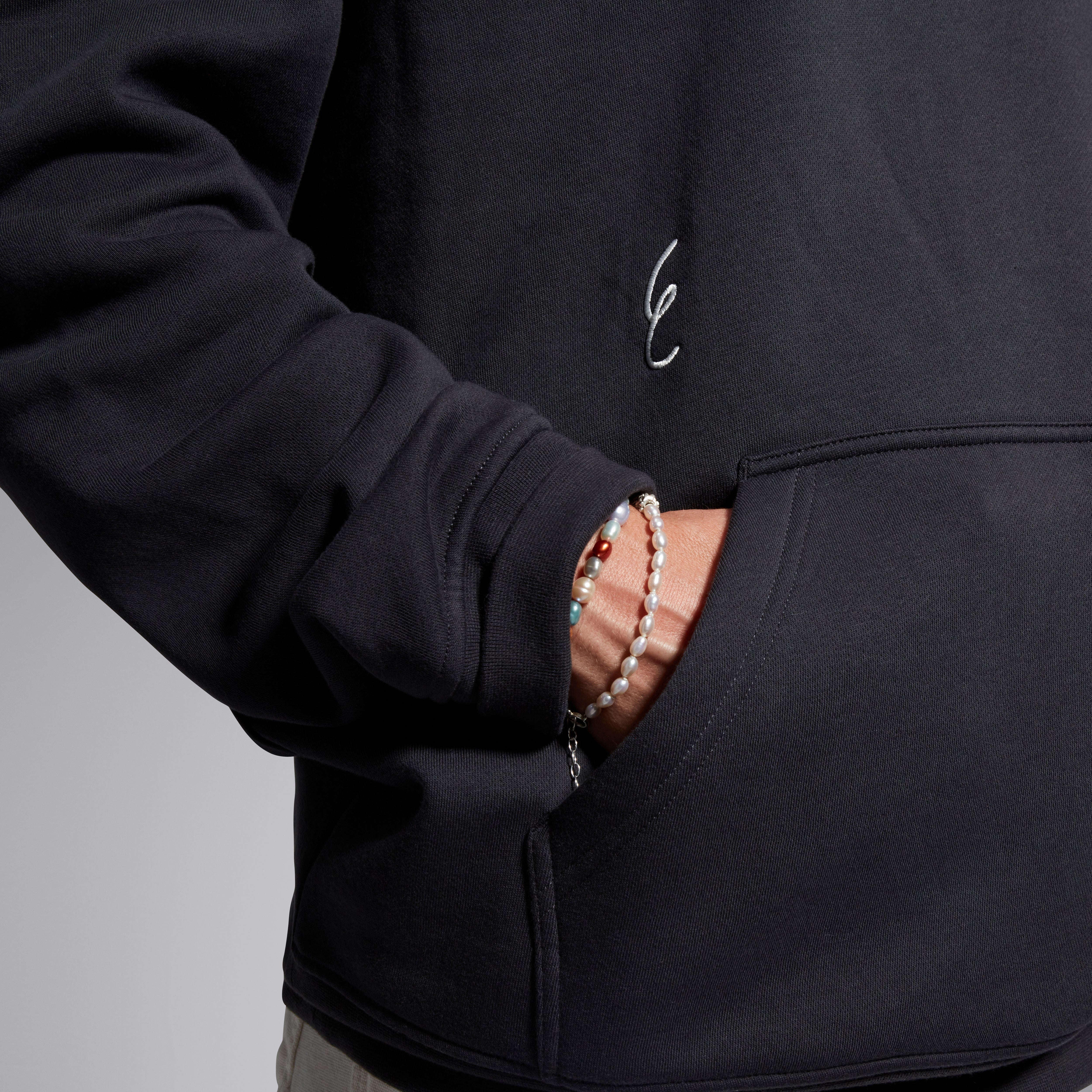 ellie シルキージップフーディー 黒 Womens Ellie X CCC Hoodie Black | Canterbury