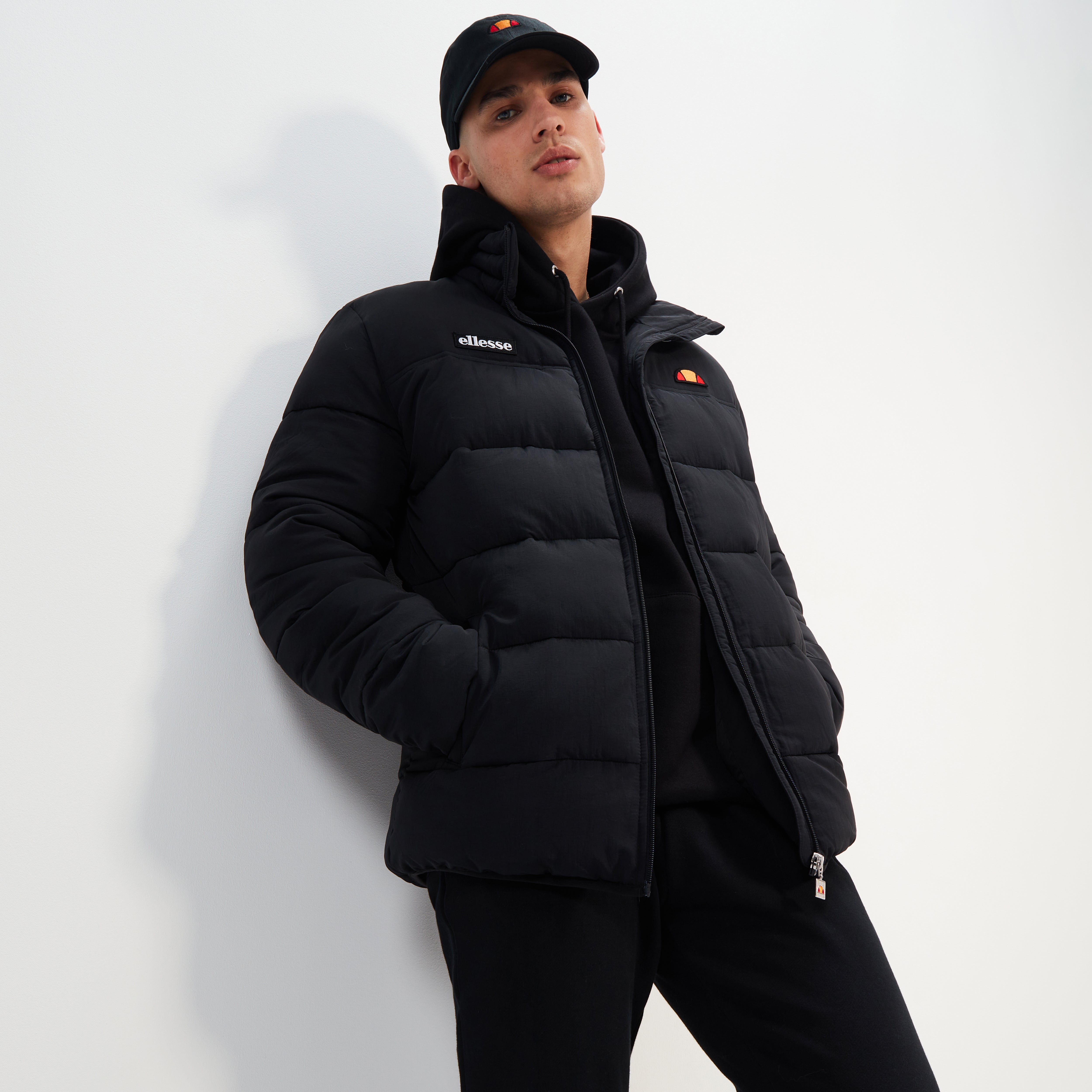 Men's Nebula Padded Jacket Black | ellesse UK